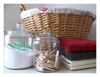 organize laundry room